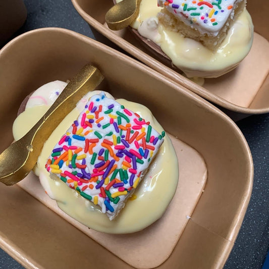 Old School Cheesecake Egg