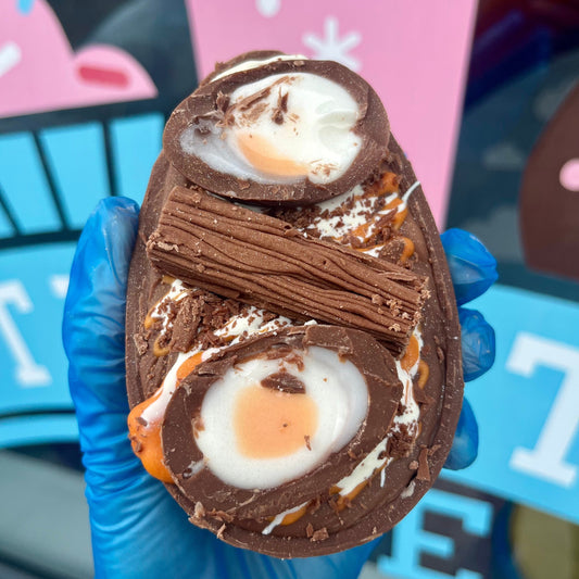 Creme Egg Cookie Dough Egg