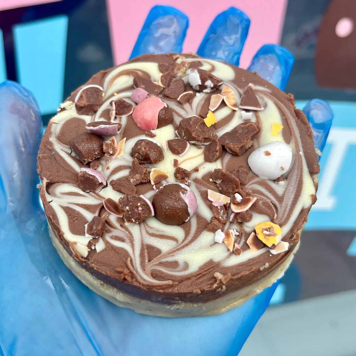 Mini Egg Cookie Dough Pie