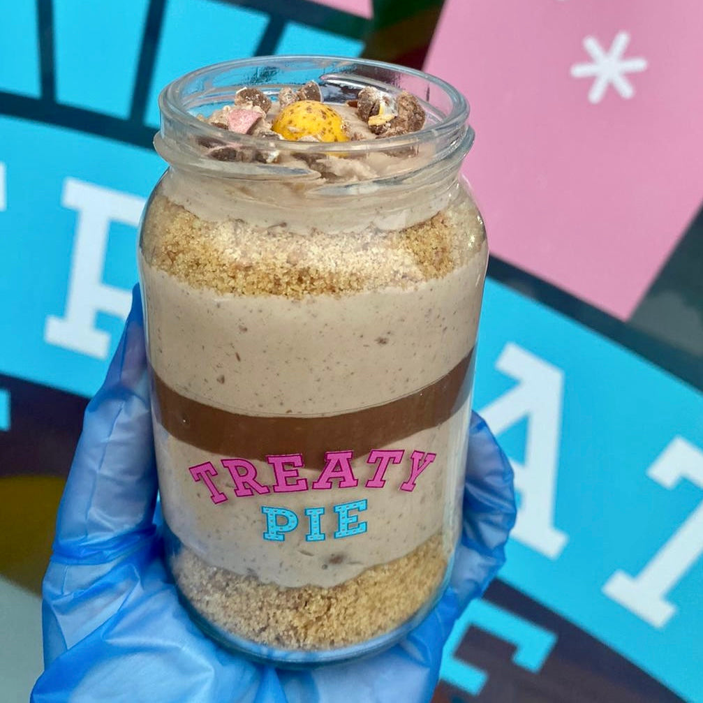 Mini Egg Cheesecake Jar