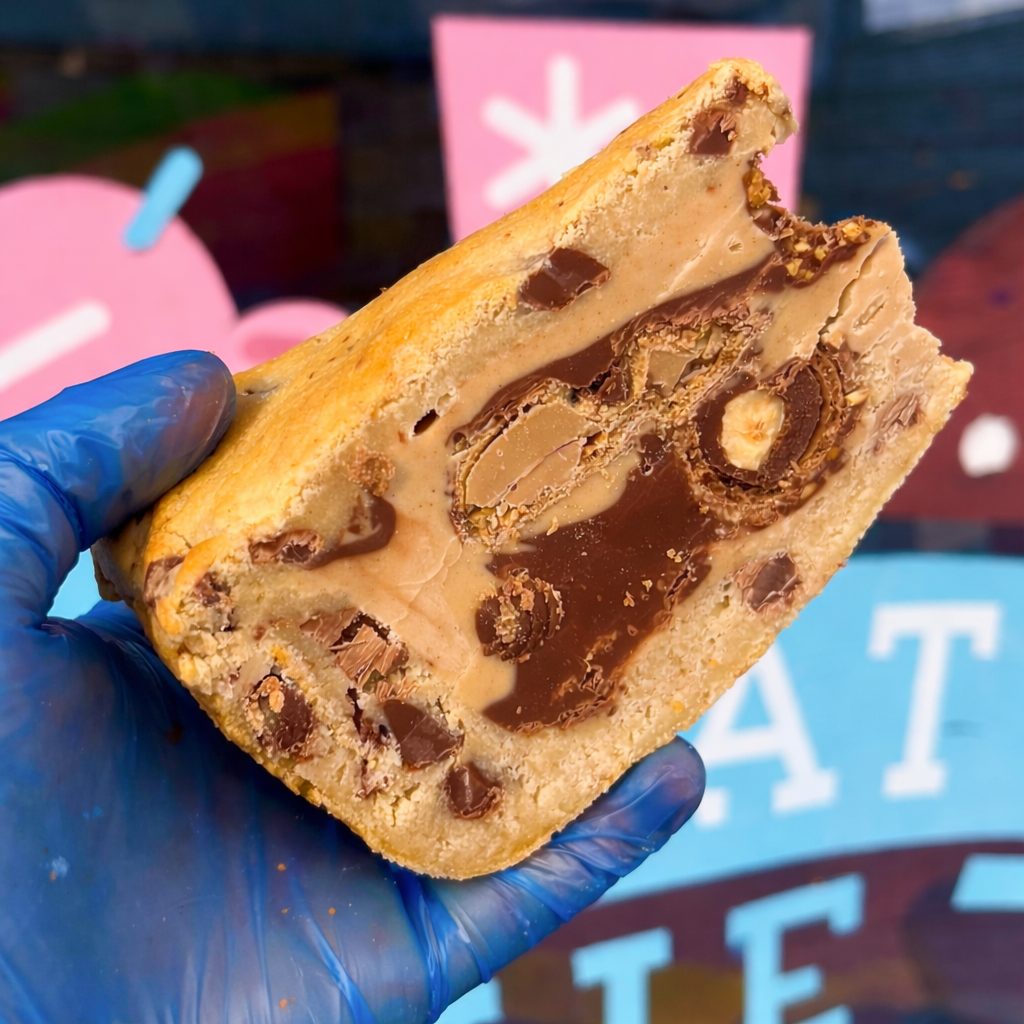 Kinder Ferrero Cookie Pie