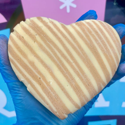 Biscoff Blondie Chocolate Heart