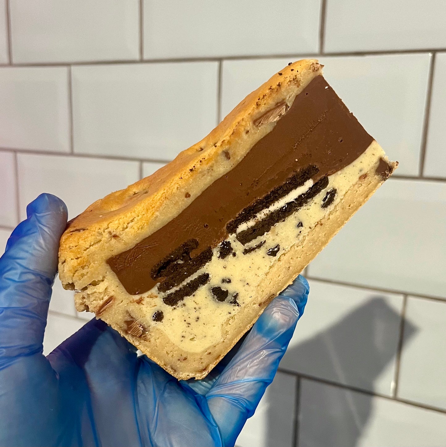 Full Oreo Nutella Cookie Pie