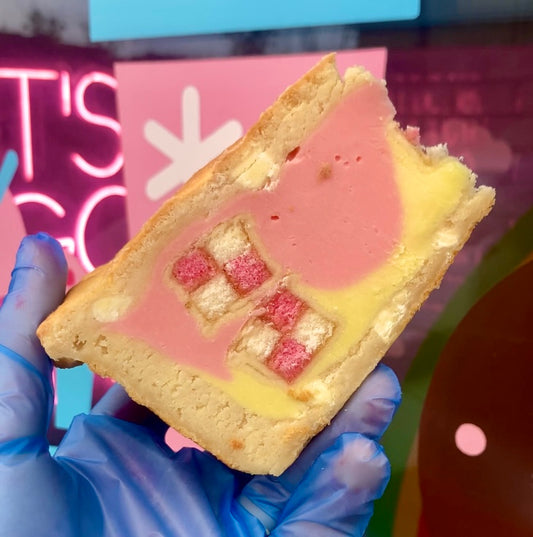 Full Battenberg Cookie Pie